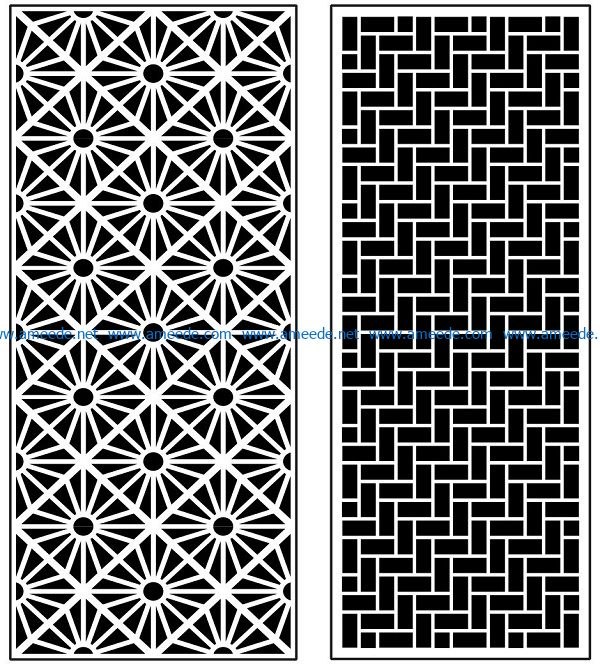 Design pattern panel screen AN00070895 file cdr and dxf free vector download for Laser cut CNC