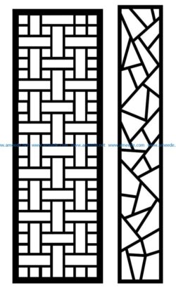 Design pattern panel screen AN00070896 file cdr and dxf free vector download for Laser cut CNC