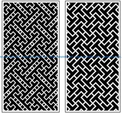 Design pattern panel screen AN00070899 file cdr and dxf free vector download for Laser cut CNC