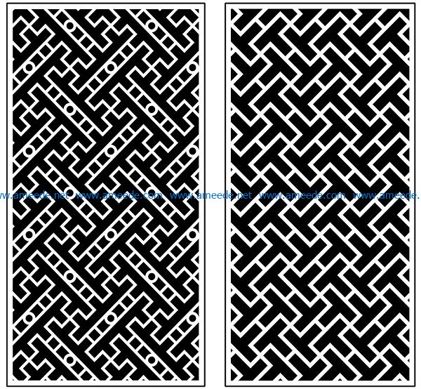 Design pattern panel screen AN00070899 file cdr and dxf free vector download for Laser cut CNC