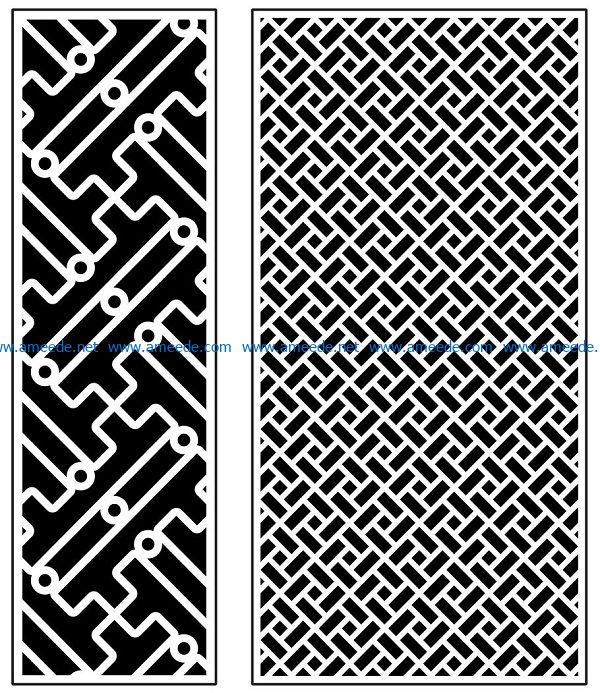 Design pattern panel screen AN00070901 file cdr and dxf free vector download for Laser cut CNC