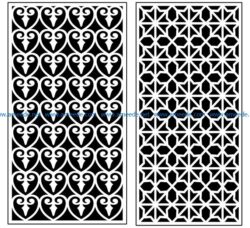 Design pattern panel screen AN00070903 file cdr and dxf free vector download for Laser cut CNC