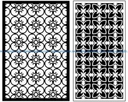 Design pattern panel screen AN00070906 file cdr and dxf free vector download for Laser cut CNC