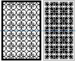 Design pattern panel screen AN00070906 file cdr and dxf free vector download for Laser cut CNC