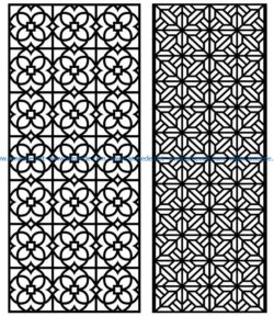 Design pattern panel screen AN00070907 file cdr and dxf free vector download for Laser cut CNC