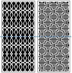Design pattern panel screen AN00070908 file cdr and dxf free vector download for Laser cut CNC