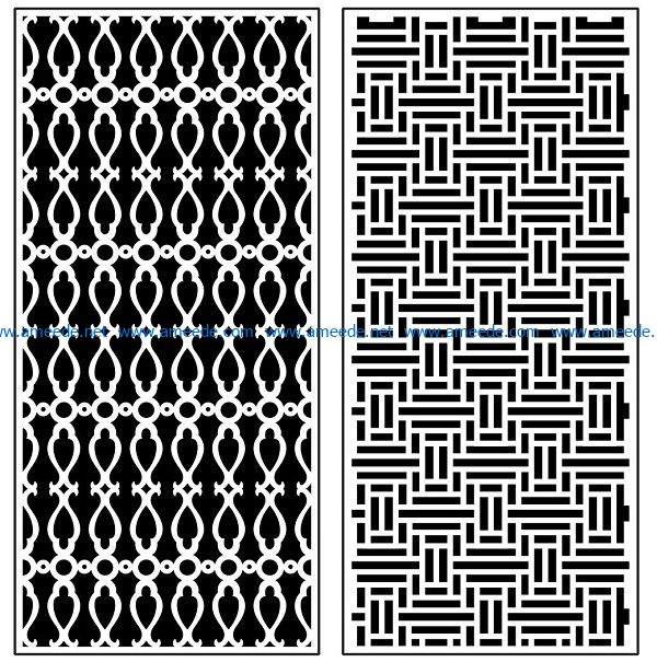 Design pattern panel screen AN00070908 file cdr and dxf free vector download for Laser cut CNC