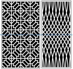 Design pattern panel screen AN00070909 file cdr and dxf free vector download for Laser cut CNC