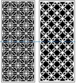 Design pattern panel screen AN00070910 file cdr and dxf free vector download for Laser cut CNC