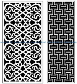 Design pattern panel screen AN00070911 file cdr and dxf free vector download for Laser cut CNC
