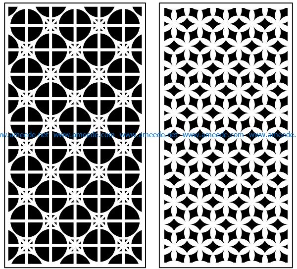 Design pattern panel screen AN00070912 file cdr and dxf free vector download for Laser cut CNC