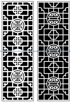 Design pattern panel screen AN00070913 file cdr and dxf free vector download for Laser cut CNC