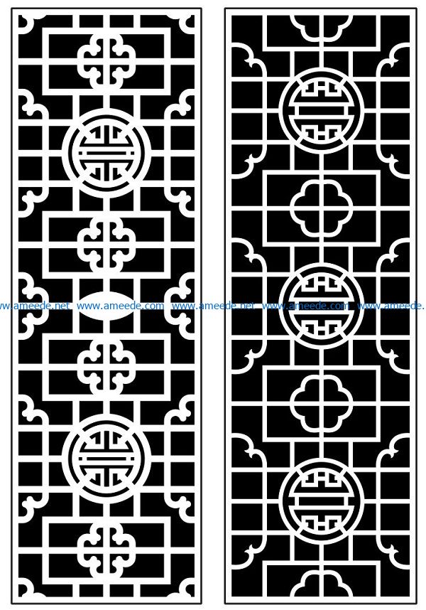 Design pattern panel screen AN00070913 file cdr and dxf free vector download for Laser cut CNC