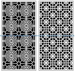 Design pattern panel screen AN00070915 file cdr and dxf free vector download for Laser cut CNC