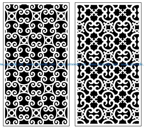 Design pattern panel screen AN00070918 file cdr and dxf free vector download for Laser cut CNC