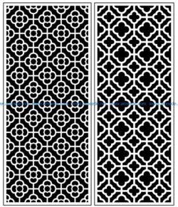 Design pattern panel screen AN00070924 file cdr and dxf free vector download for Laser cut CNC