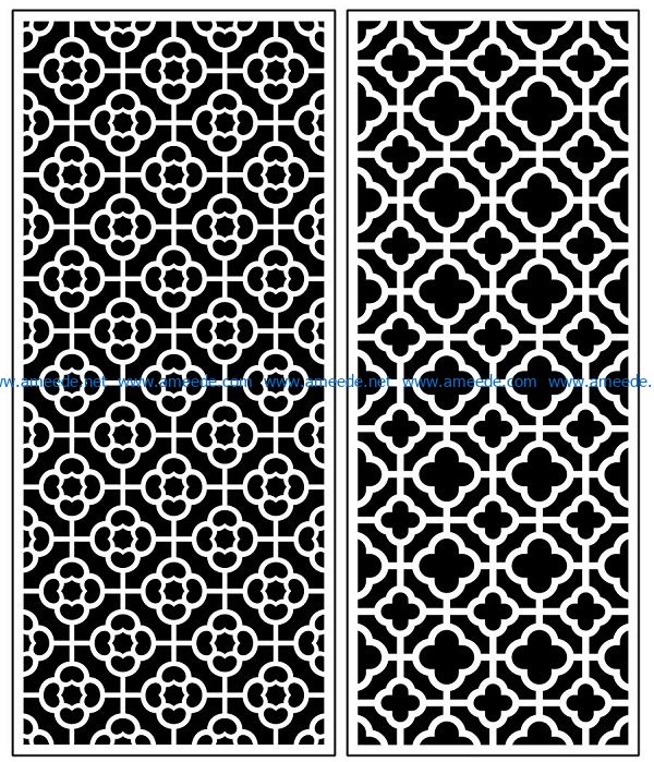 Design pattern panel screen AN00070924 file cdr and dxf free vector download for Laser cut CNC