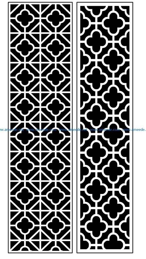 Design pattern panel screen AN00070925 file cdr and dxf free vector download for Laser cut CNC