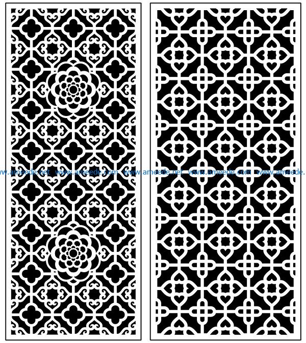 Design pattern panel screen AN00070926 file cdr and dxf free vector download for Laser cut CNC