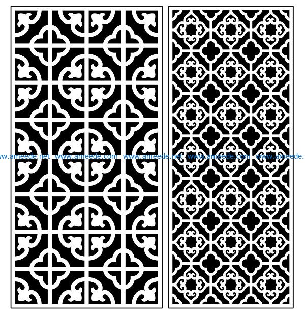 Design pattern panel screen AN00070927 file cdr and dxf free vector download for Laser cut CNC