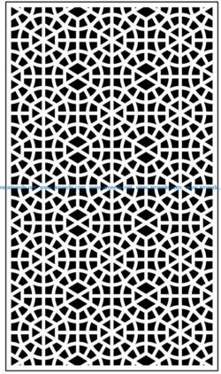 Design pattern panel screen AN00070928 file cdr and dxf free vector download for Laser cut CNC