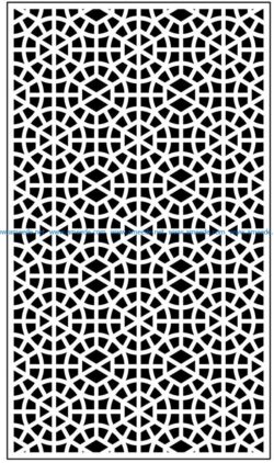 Design pattern panel screen AN00070928 file cdr and dxf free vector download for Laser cut CNC