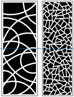 Design pattern panel screen AN00070931 file cdr and dxf free vector download for Laser cut CNC