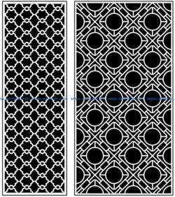 Design pattern panel screen AN00070937 file cdr and dxf free vector download for Laser cut CNC