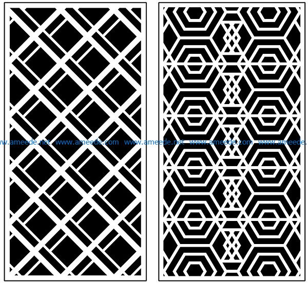Design pattern panel screen AN00070942 file cdr and dxf free vector download for Laser cut CNC