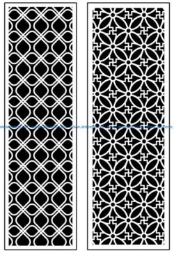 Design pattern panel screen AN00070945 file cdr and dxf free vector download for Laser cut CNC