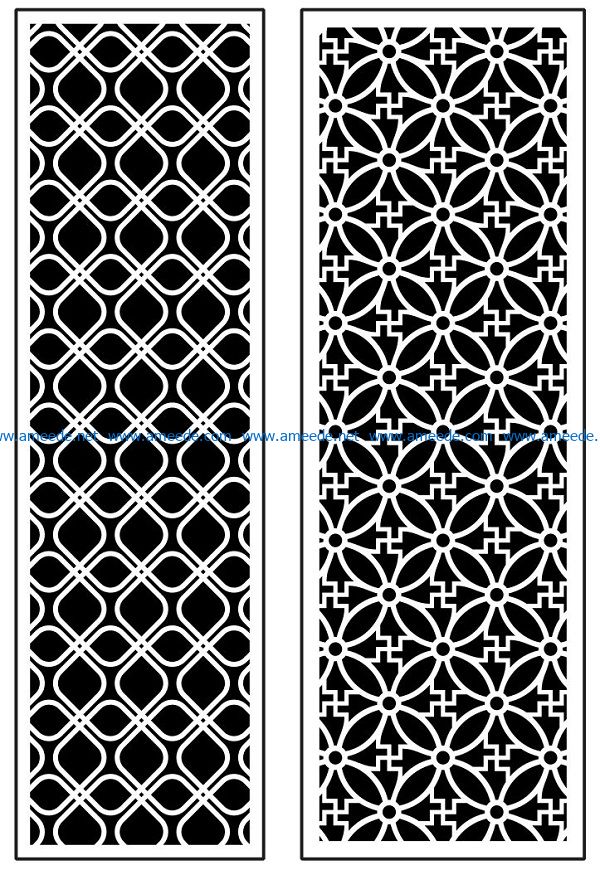 Design pattern panel screen AN00070945 file cdr and dxf free vector download for Laser cut CNC