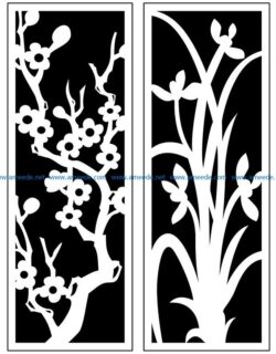 Design pattern panel screen AN00070951 file cdr and dxf free vector download for Laser cut CNC