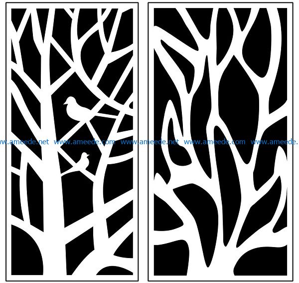 Design pattern panel screen AN00070974 file cdr and dxf free vector download for Laser cut CNC