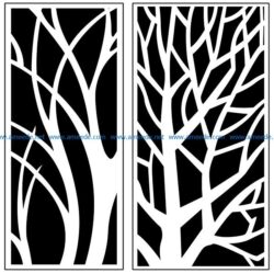 Design pattern panel screen AN00070975 file cdr and dxf free vector download for Laser cut CNC