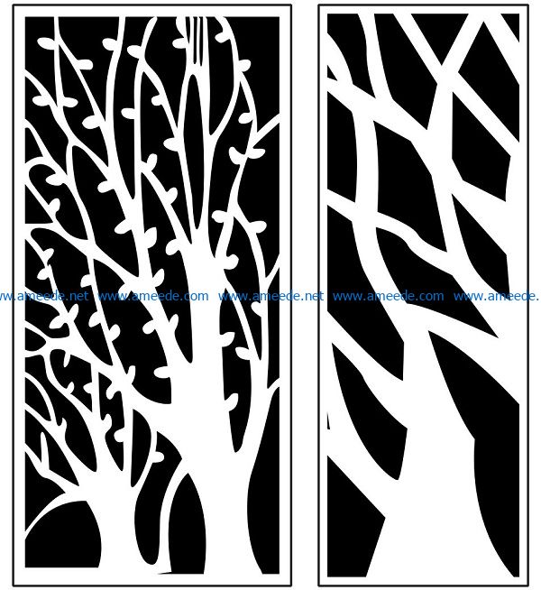 Design pattern panel screen AN00070977 file cdr and dxf free vector download for Laser cut CNC