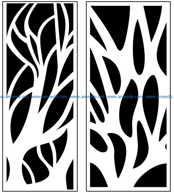 Design pattern panel screen AN00070978 file cdr and dxf free vector download for Laser cut CNC