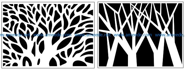 Design pattern panel screen AN00070980 file cdr and dxf free vector download for Laser cut CNC