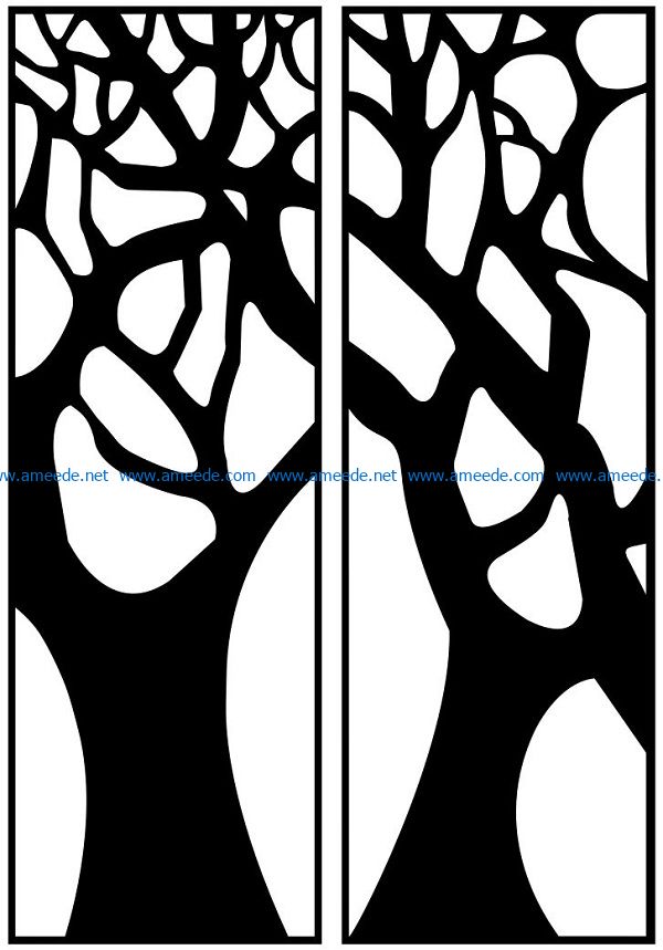 Design pattern panel screen AN00070985 file cdr and dxf free vector download for Laser cut CNC
