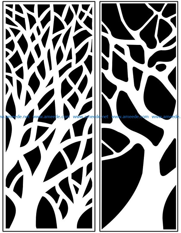 Design pattern panel screen AN00070986 file cdr and dxf free vector download for Laser cut CNC