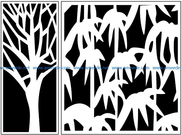 Design pattern panel screen AN00070987 file cdr and dxf free vector download for Laser cut CNC