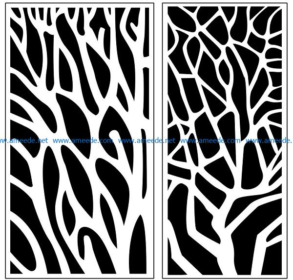 Design pattern panel screen AN00070989 file cdr and dxf free vector download for Laser cut CNC