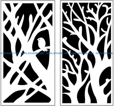 Design pattern panel screen AN00070993 file cdr and dxf free vector download for Laser cut CNC