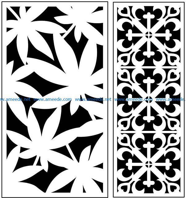Design pattern panel screen AN00070994 file cdr and dxf free vector download for Laser cut CNC