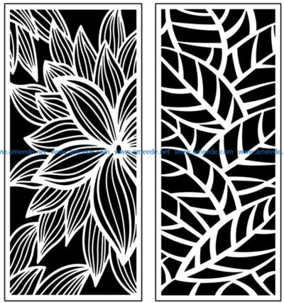 Design pattern panel screen AN00070999 file cdr and dxf free vector download for Laser cut CNC