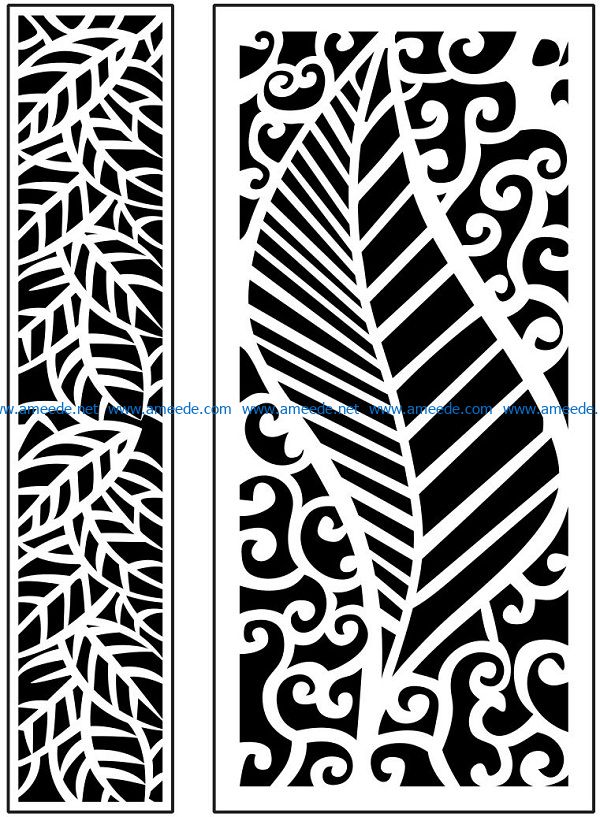 Design pattern panel screen AN00071003 file cdr and dxf free vector download for Laser cut CNC