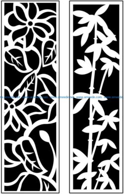 Design pattern panel screen AN00071010 file cdr and dxf free vector download for Laser cut CNC