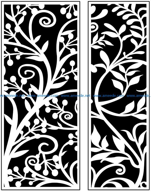 Design pattern panel screen AN00071016 file cdr and dxf free vector download for Laser cut CNC