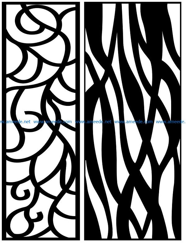 Design pattern panel screen AN00071020 file cdr and dxf free vector download for Laser cut CNC