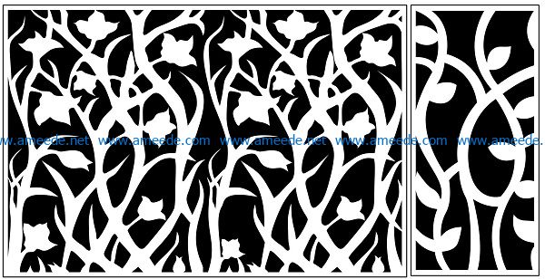 Design pattern panel screen AN00071021 file cdr and dxf free vector download for Laser cut CNC