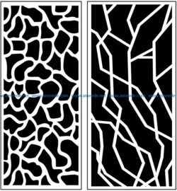 Design pattern panel screen AN00071023 file cdr and dxf free vector download for Laser cut CNC